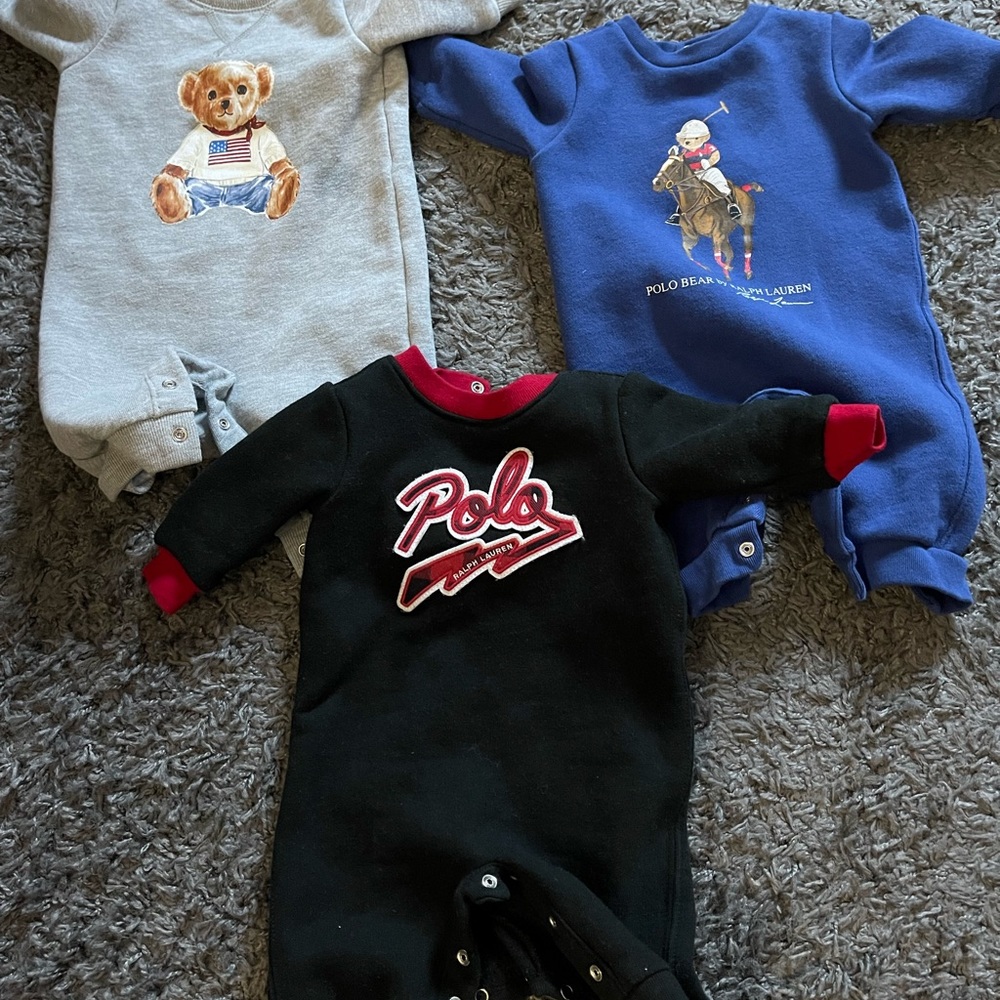 EUC one piece Polo size 3 months take all 3 or will sell individual